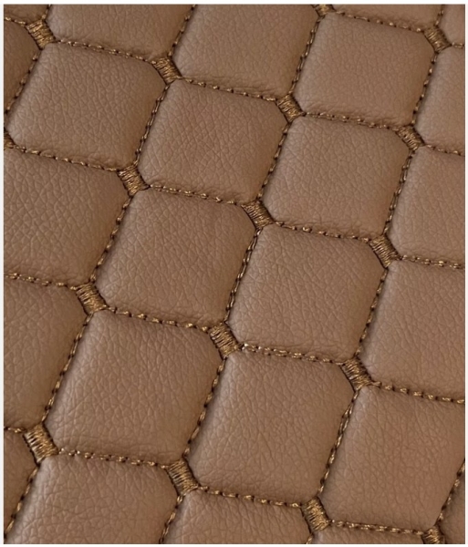 Brown with brown stitching